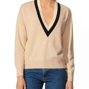 Sandro Vince Vneck wool sweater